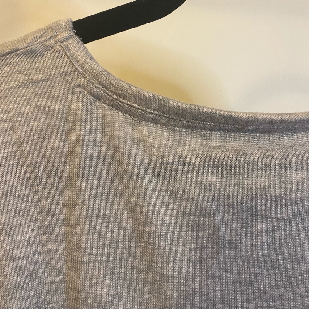 NEW Danskin Yoga + Wine Oh So Soft Lounge Top Shirt Sweater, Medium M, Gray - Picture 10 of 12